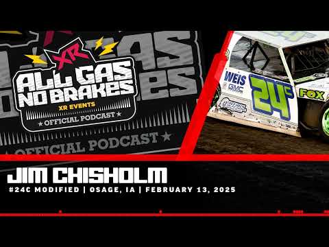 XR All Gas, No Brakes | Jim Chisholm | February 13, 2025 - dirt track racing video image