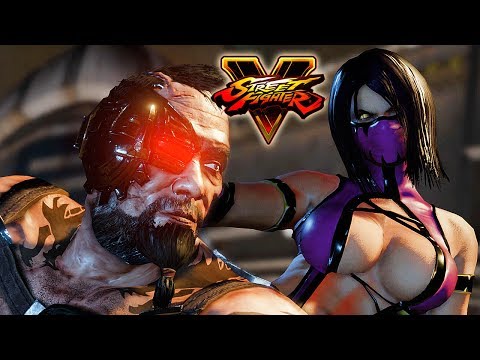 Street Fighter 5 - KANO vs MILEENA (Mortal Kombat) Gameplay PC Mod @ 1080p (60ᶠᵖˢ) HD ✔ - UC8JiX8bJM5DzU41LyHpsYtA