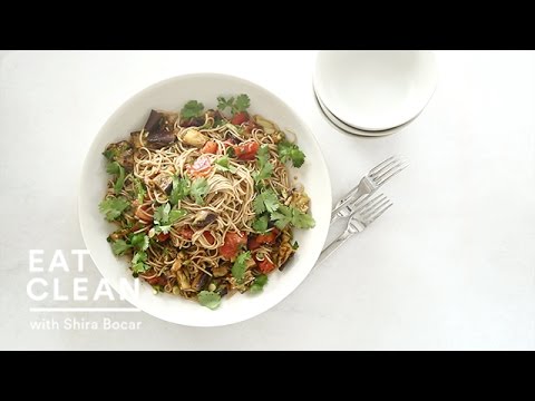 Make-Ahead Soba Salad with Charred Eggplant  - Eat Clean with Shira Bocar - UCl0kP-Cfe-GGic7Ilnk-u_Q