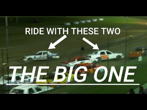 THE BIG ONE: Crown Vics at All-Tech Raceway - dirt track racing video image