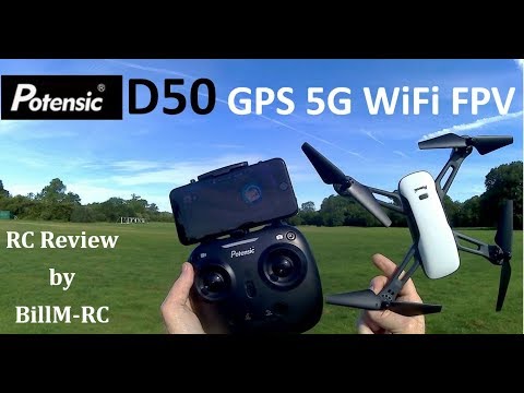 Potensic D50 review - GPS 5G WiFi FPV 1080p HD Camera Quadcopter drone - UCLnkWbYHfdiwJEMBBIVFVtw