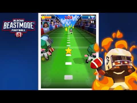 blocky beastmode football video