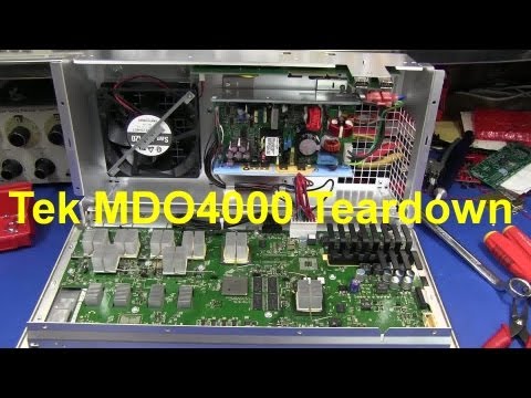 Tektronix MDO4000 Oscilloscope Teardown - EEVblog #199 - UC2DjFE7Xf11URZqWBigcVOQ