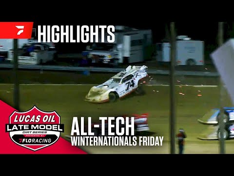 Lucas Oil Late Model Dirt Series | #WinterNationals - Night 2 | All-Tech Raceway - dirt track racing video image