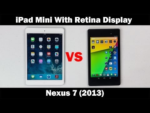 iPad Mini With Retina Display VS. Nexus 7 (2013) - Full In-Depth Comparison - UCvIbgcm10GqMdwKho8C1Zmw