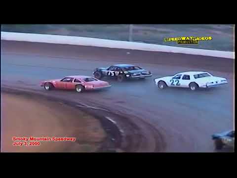 Smoky Mountain Speedway July 3, 2000 - dirt track racing video image