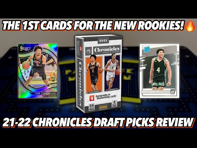 2021/22 Panini Chronicles Draft Picks Collegiate Basketball Hobby Box