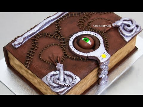 BOOK of SPELLS Chocolate Cake - How to make by Cakes StepbyStep - UCjA7GKp_yxbtw896DCpLHmQ