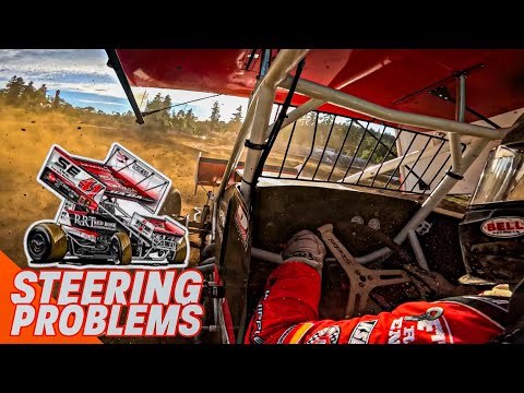 Overcoming Steering Issues to Secure a Podium Finish: Dominic Scelzi at Cottage Grove Speedway - dirt track racing video image