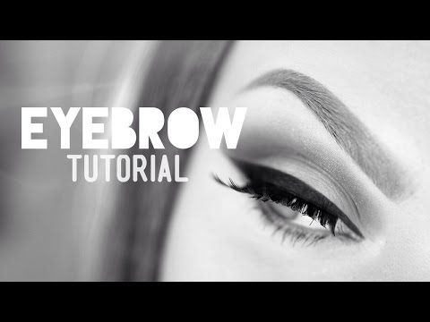 Glam Basics: Eyebrow tutorial (for dark to invisible brows) - UCoziFm3M4sHDq1kkx0UwtRw