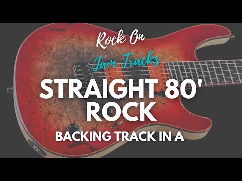 A Minor Rock Backing Track
