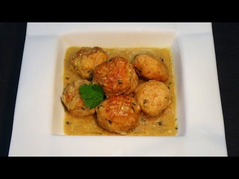 Albóndigas de pollo en salsa de almendras - Recetas de cocina, paso a paso. Loli Domínguez - UC5ONfXPjWgqElh0NZaRJ1tg