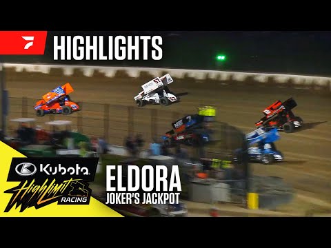 $100,000-To-Win Joker's Jackpot | Kubota High Limit Racing at Eldora Speedway 7/18/24 | Highlights - dirt track racing video image