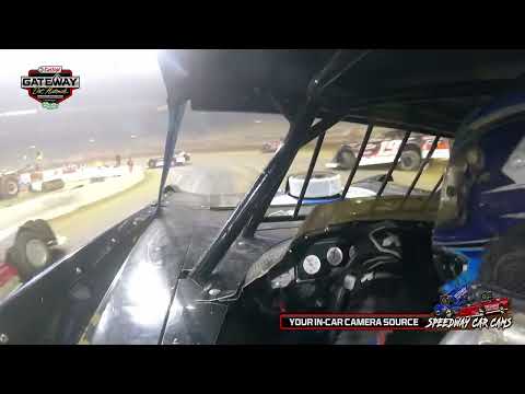 #17A Austin Howes at the Gateway Dirt Nationals 2024 Super Late Model - dirt track racing video image