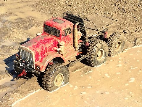 RC ADVENTURES - 6x6 MUD TRUCK in Chocolate Milk Mud - UCxcjVHL-2o3D6Q9esu05a1Q