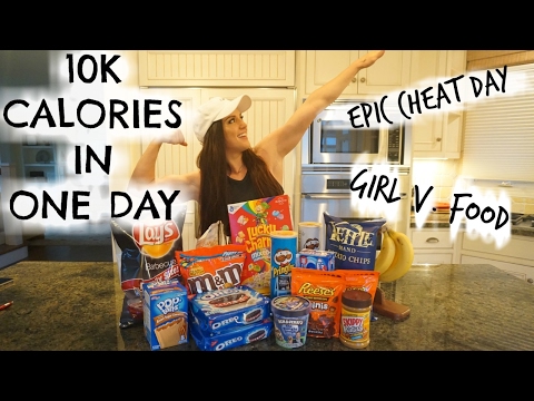 10,000 CALORIE CHALLENGE | Girl V. FOOD | EPIC CHEAT DAY – Katie Corio - UC-07j8SBVA5mHbiNWe2-jcw