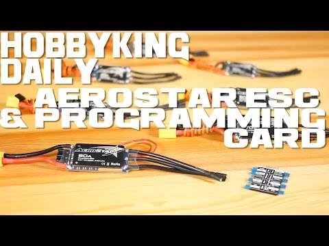 AeroStar ESC & Programming Card - HobbyKing Daily - UCkNMDHVq-_6aJEh2uRBbRmw