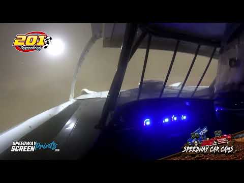 #6 Roger Gancs - Super Late Model - 201 Speedway 8-31-25 - Incar - dirt track racing video image
