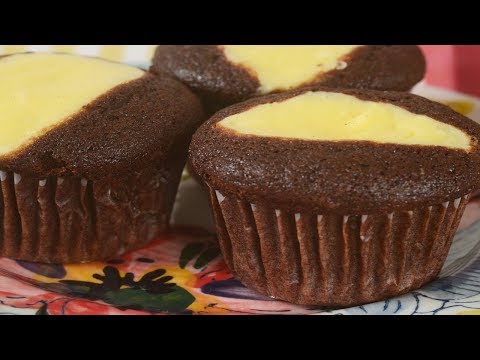 Black Bottom Cupcakes Recipe Demonstration - Joyofbaking.com