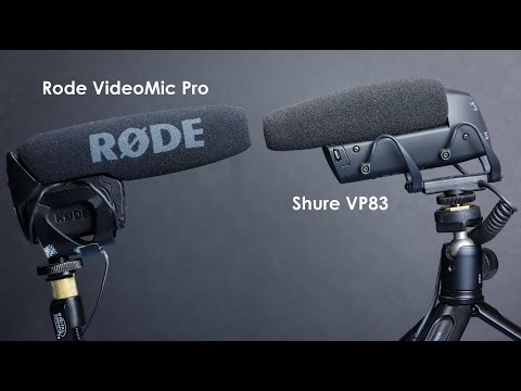 Shure VP83 vs Rode VideoMic Pro - UCpPnsOUPkWcukhWUVcTJvnA