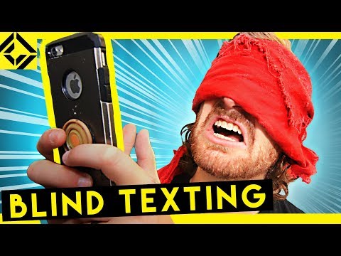 Can You use a Phone without Your Eyes? (Blind Texting Experiment) - UCSpFnDQr88xCZ80N-X7t0nQ