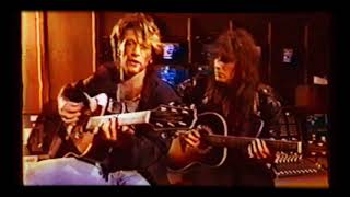 Jon Bon Jovi & Richie Sambora - " Prayer " '92 (Rare Acoustic)