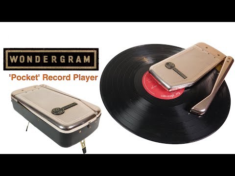 1950s Wondergram ‘Pocket Phonograph’ Repair & Demo - UC5I2hjZYiW9gZPVkvzM8_Cw