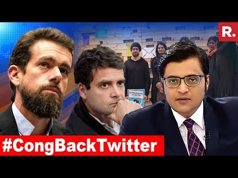 WATCH #Shocking #Controversy | Congress BACKS Twitter CEO Jack Dorset  | #Debate With Arnab Goswami #India #Politics #Brahmin
