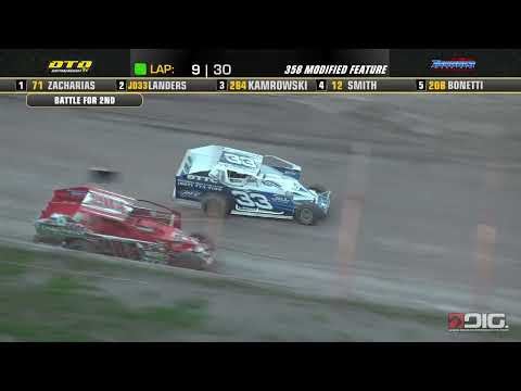 Thunder Mountain Speedway | DIRTcar 358 Modified Highlights | 6/21/25 - dirt track racing video image