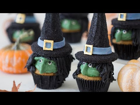 How to Make Halloween Witch Cupcakes - UCTvYEid8tmg0jqGPDkehc_Q