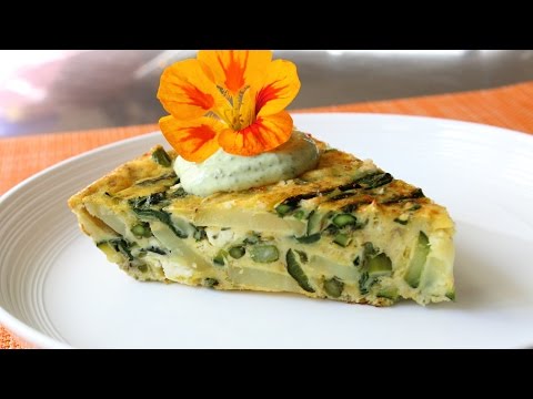 Spring Vegetable Frittata Recipe - How to Make a Baked Frittata - UCRIZtPl9nb9RiXc9btSTQNw