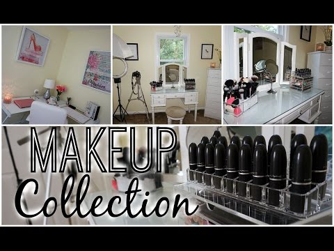 Makeup Collection & Storage 2015 + Beauty Room Tour | juicyyyyjas - UCqTR5f7YkGro3cPv23SqcqQ