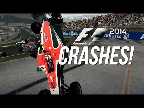 30 Amazing Crashes in F1 2014 (Xbox 360 Version, WIP) - UCk2ipH2l8RvLG0dr-rsBiZw