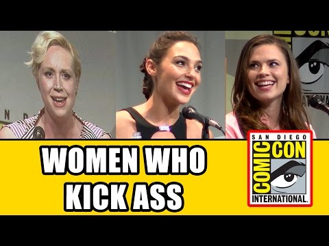 Women Who Kick Ass Comic Con Panel - Gal Gadot, Gwendoline Christie, Jenna Coleman, Hayley Atwell - UCS5C4dC1Vc3EzgeDO-Wu3Mg