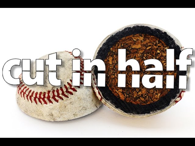 A Baseball Cut In Half?