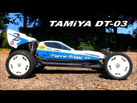 Tamiya DT-03 Neo Fighter Buggy On Road Run - Testing the Carson All Terrain Rear Tires on Tarmac - UCHcR-O2hVrKGKRYvN1KUjOg