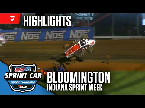 𝑯𝑰𝑮𝑯𝑳𝑰𝑮𝑯𝑻𝑺: USAC AMSOIL National Sprint Cars | Bloomington Speedway | August 1, 2025 - dirt track racing video image