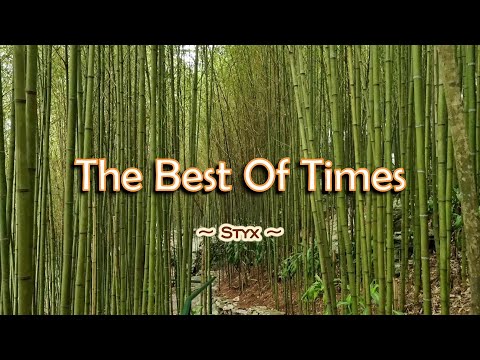 The Best Of Times - KARAOKE VERSION - in the style of Styx