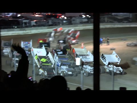 ASCS Winged Sprint Showdown feature-Sammy Swindell  @ El Paso County Raceway 2023 - dirt track racing video image