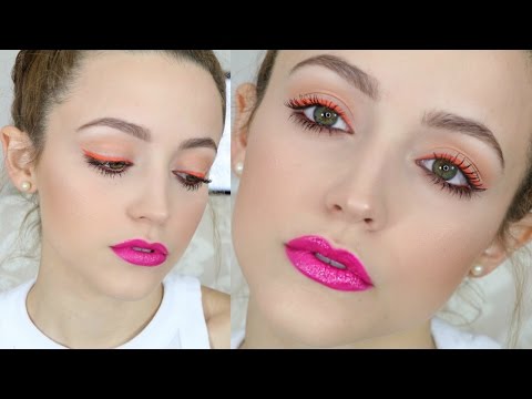 Hot pink & Orange | Affordable Makeup Tutorial - Talk Through - UC8v4vz_n2rys6Yxpj8LuOBA