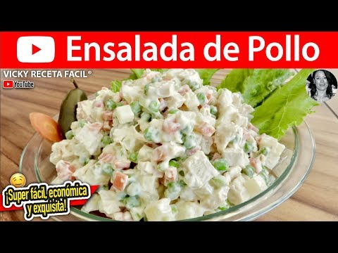 ENSALADA DE POLLO | Vicky Receta Facil - UCewhO42h_TIKZdntpI-v39g