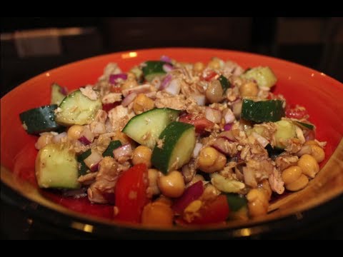 Bodybuilding Meal - Tuna & Chick Pea Salad - UCHZ8lkKBNf3lKxpSIVUcmsg