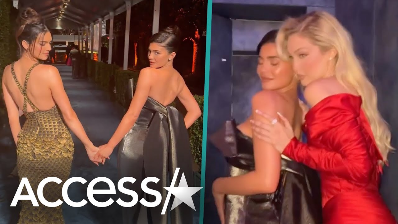 Gigi Hadid, Kylie Jenner & Kendall Jenner Have Blast At Vanity Fair Oscars Party