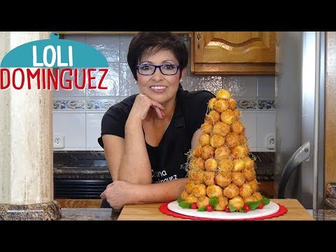 Cómo hacer una Croquembouche o Tarta de profiteroles rellenos de crema pastelera. Loli Domínguez - UC5ONfXPjWgqElh0NZaRJ1tg