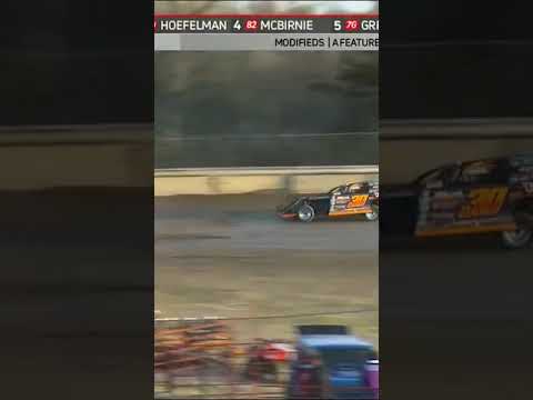 Final lap excitement, Jesse Sobbing vs Jordan Grabouski! (Thayer County Speedway, 2022) - dirt track racing video image