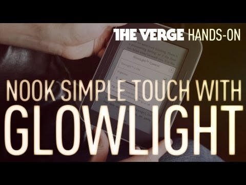 Nook Simple Touch Glowlight hands-on - UCddiUEpeqJcYeBxX1IVBKvQ