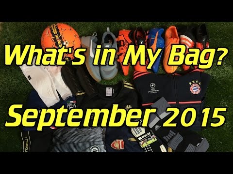 What's In My Soccer Bag - September 2015 - UCUU3lMXc6iDrQw4eZen8COQ