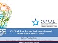 Videos of the CAFRAL Live Lecture Series on Advanced International Trade