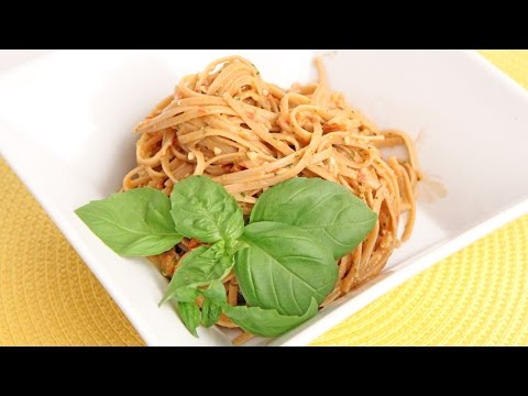 Pasta with Pesto Trepanese Recipe - Laura Vitale - Laura in the Kitchen Episode 917 - UCNbngWUqL2eqRw12yAwcICg