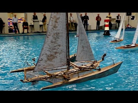 RC SAILING SHIPS NICE SCALE MODELS ON THE POOL / Intermodellbau Dortmund 2016 - UCH6AYUbtonG7OTskda1_slQ